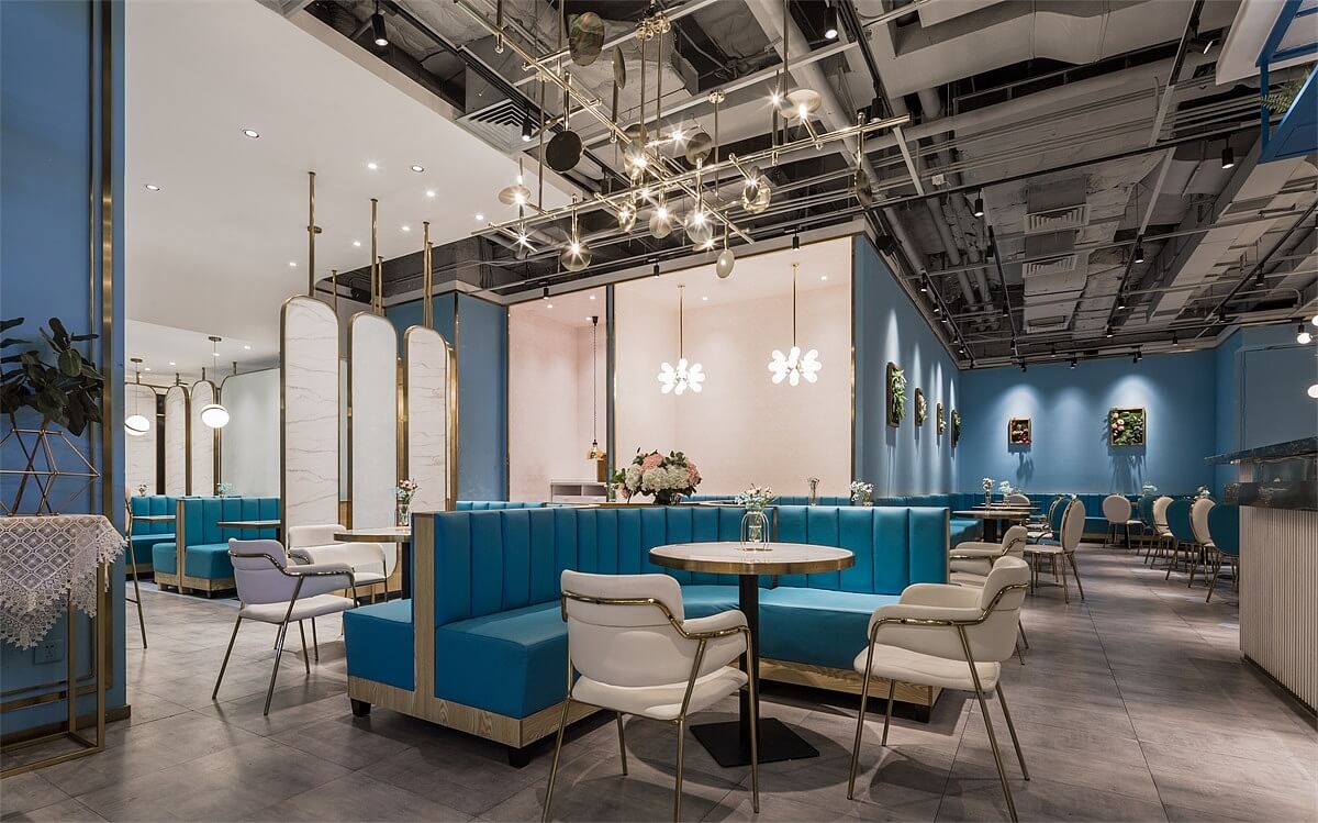 郑州花木莉西餐厅设计公司装修案例