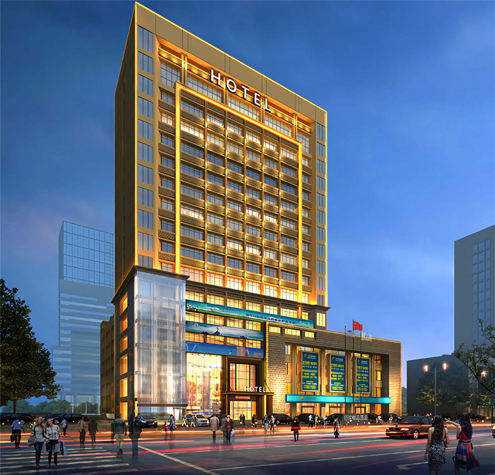 郑州师范精品商务酒店装修设计效果图