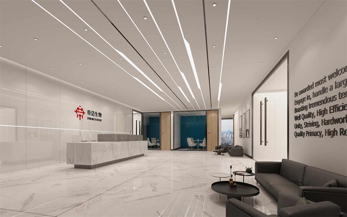 郑州科技公司独栋办公楼装修设计案例