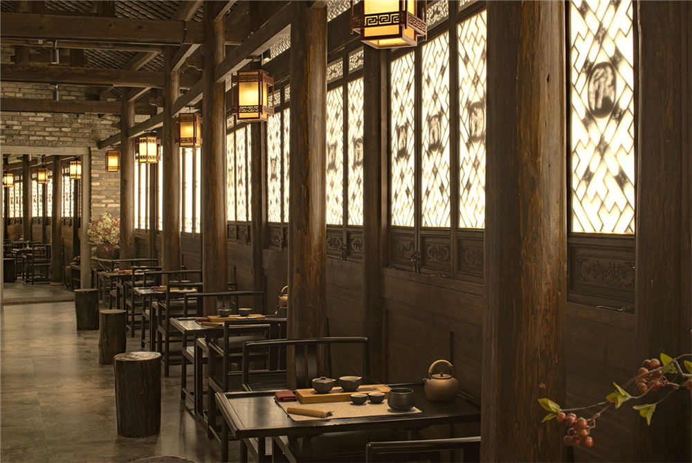 郑州小可堂特色茶餐厅装修公司设计案例