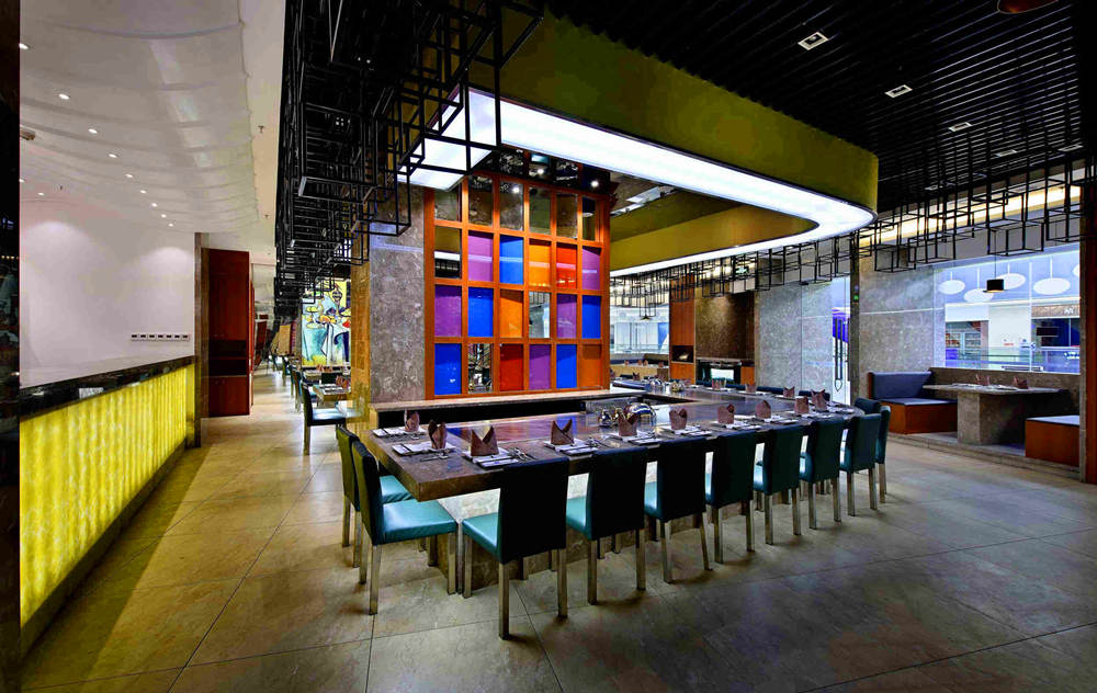 郑州北海道铁板烧餐厅装修公司设计案例