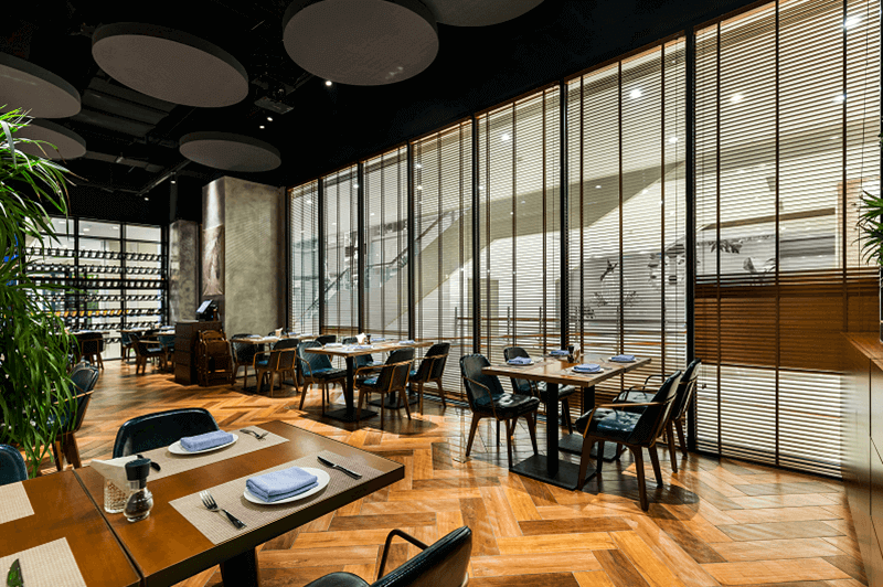 郑州意法西餐厅装修公司设计案例