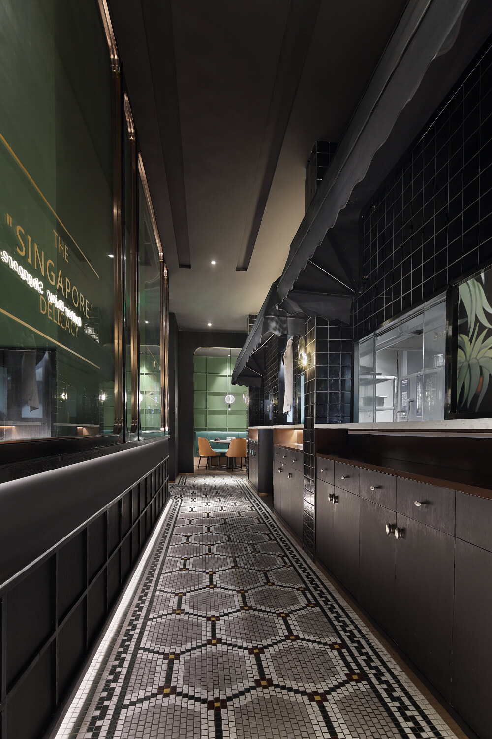 郑州特色餐厅设计公司—新加坡风情餐厅装修案例(图14)