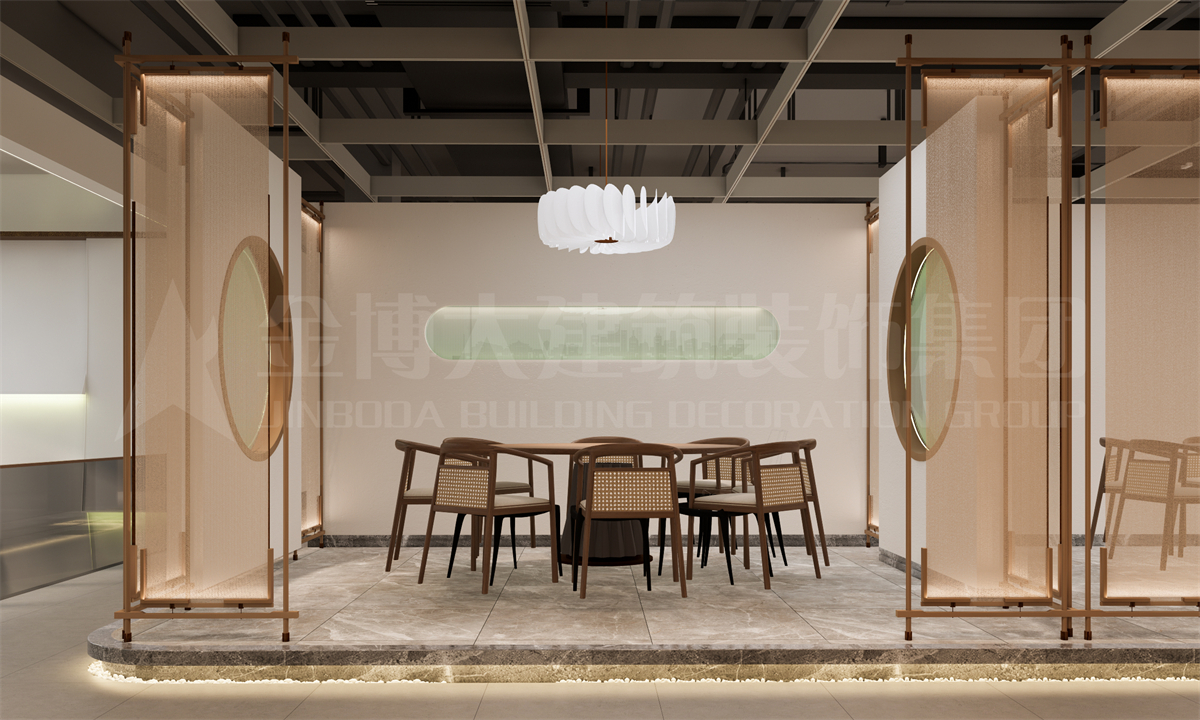 七和惠粤浙菜融合中餐厅装修设计案例 - 金博大建筑装饰集团公司