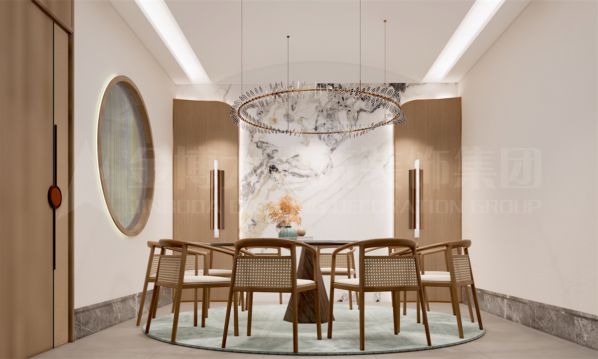 七和惠粤浙菜融合中餐厅装修设计案例 - 金博大建筑装饰集团公司