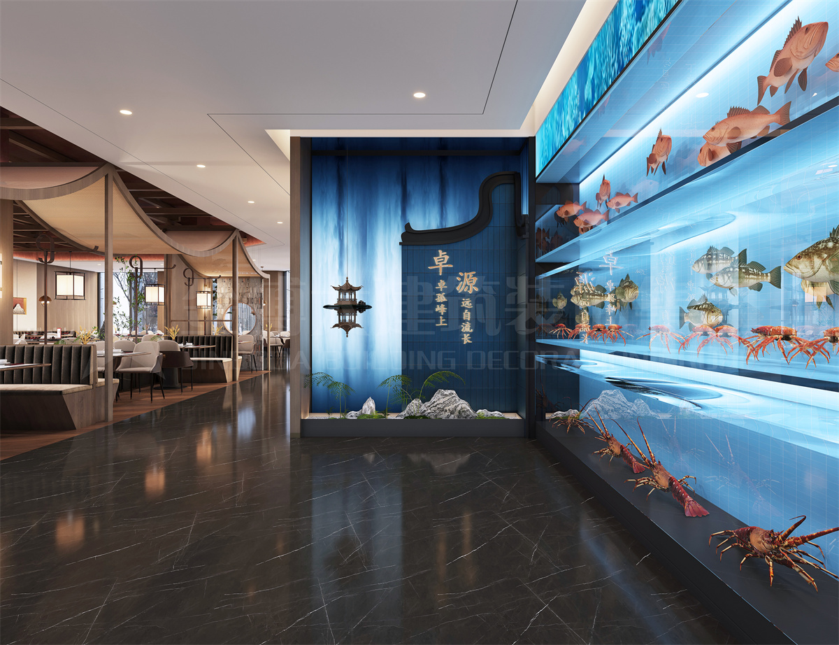 郑州卓源中餐酒楼装修设计 - 金博大建筑装饰集团公司