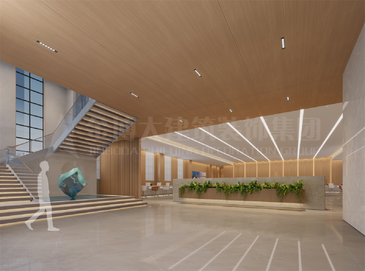 新乡卫华集团办公楼装修设计 - 金博大建筑装饰集团公司