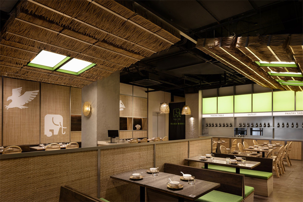 郑州金博大分享二十二象泰式料理餐厅装修设计(图2)