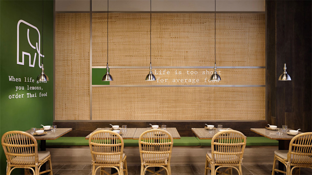 郑州金博大分享二十二象泰式料理餐厅装修设计(图8)