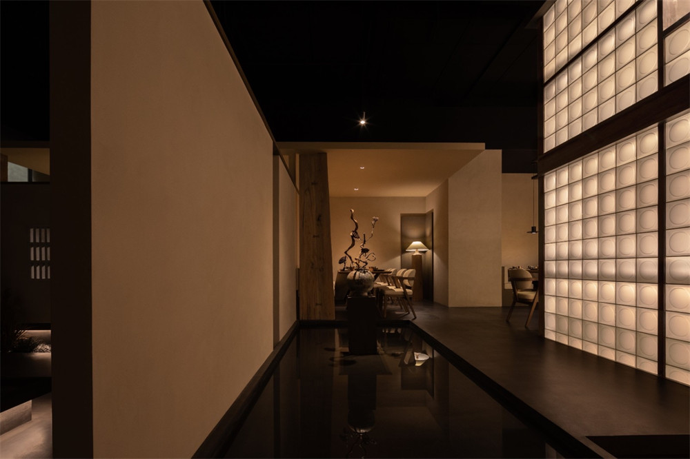 传统园林融合现代美学  眉舍川菜餐厅装修设计(图2)
