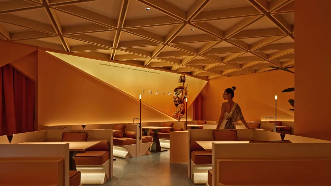 郑州金博大推荐THAIWETAI泰味太连锁泰式餐厅装修设计(图4)