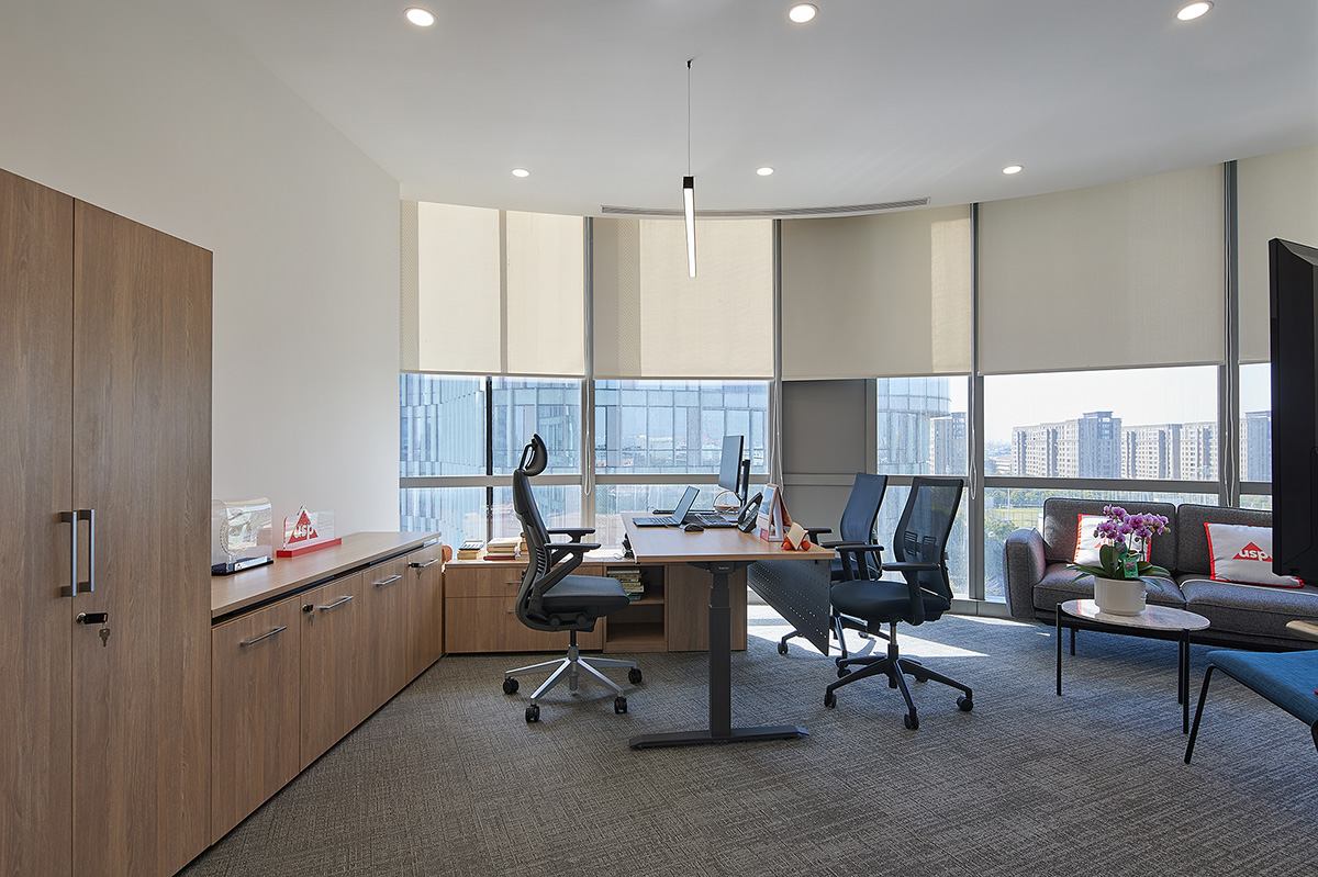 现代简约风医疗科技公司办公室&展厅装修设计(图3)
