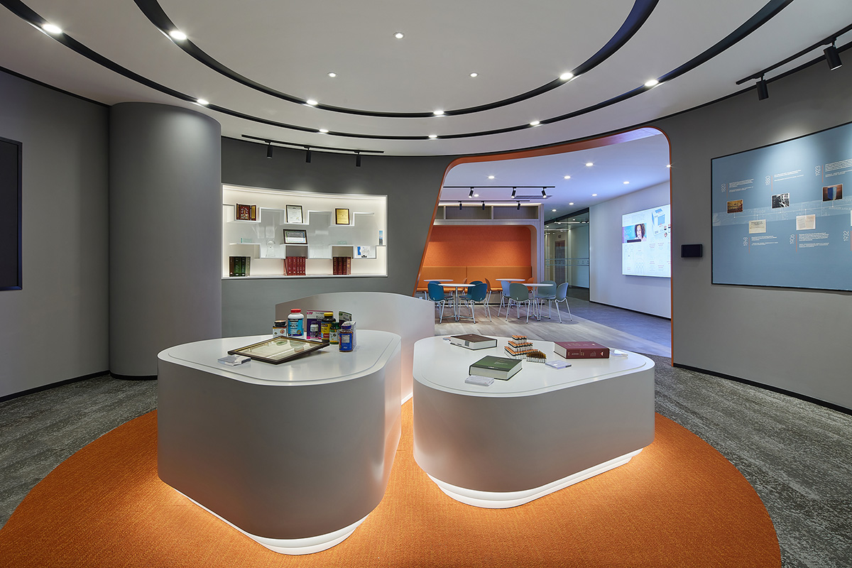 现代简约风医疗科技公司办公室&展厅装修设计(图11)