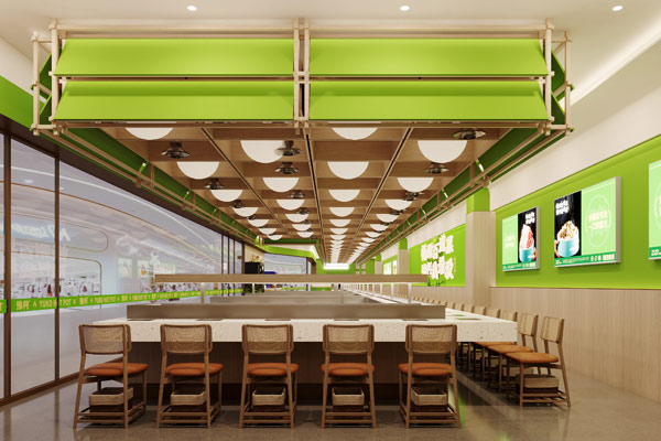 豫柯自助旋转小火锅连锁店设计