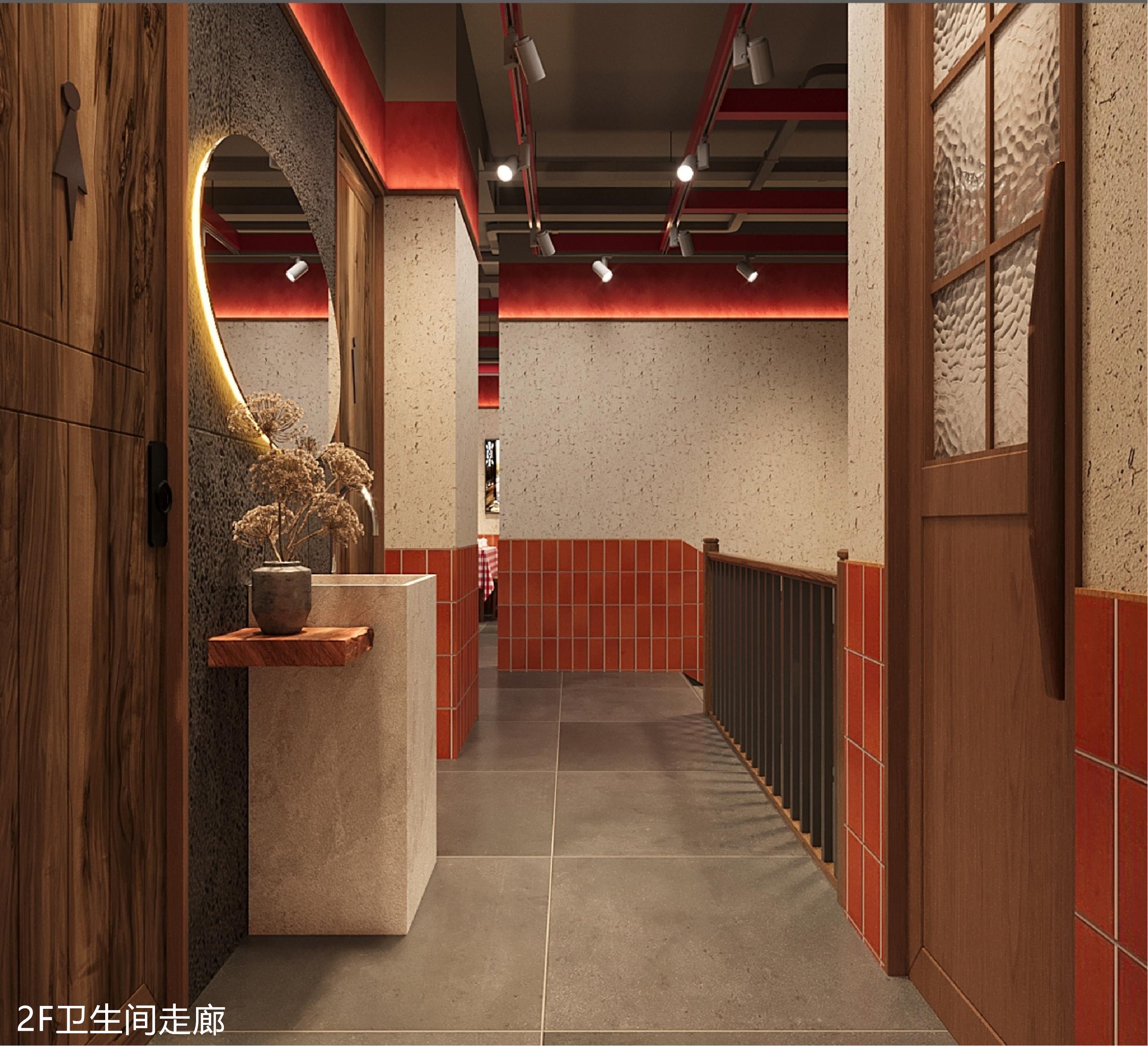 地域特色中餐门店设计｜辣会长・江西小炒烟火风餐饮装修