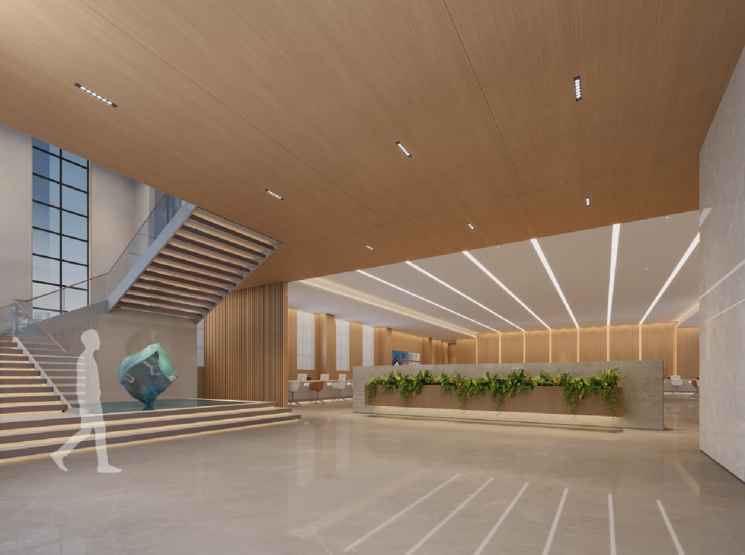 濮阳总部办公室设计公司｜金博大建筑装饰 企业总部办公装修改造优选