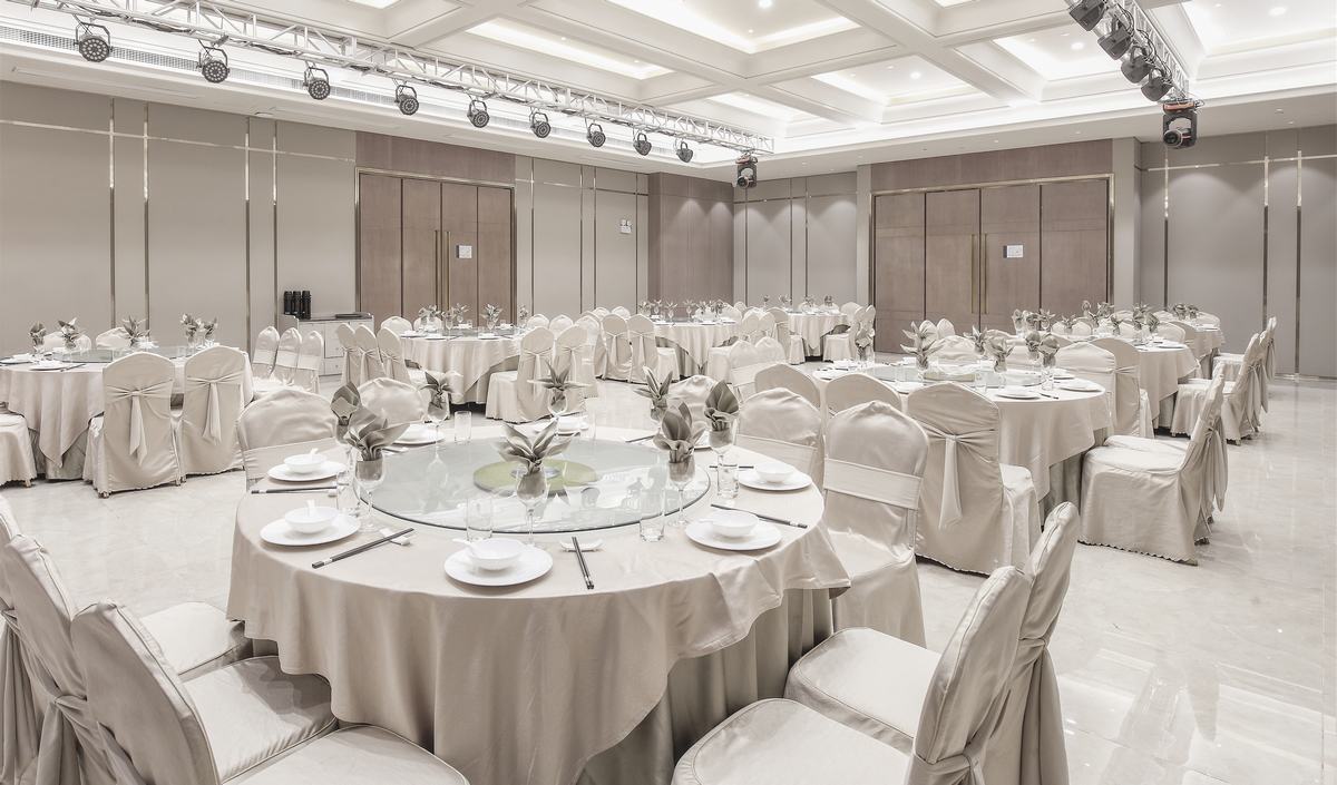 商丘婚宴宴会主题酒店装修设计实景图 - 金博大建筑装饰集团公司