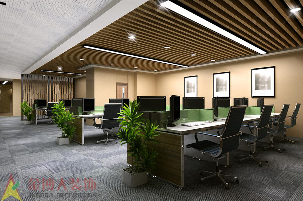 河南工艺品外贸公司装修公司设计案例 - 金博大建筑装饰集团公司