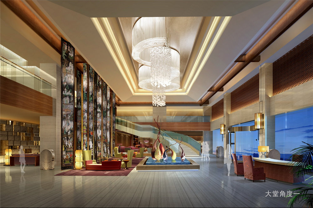 五星级度假酒店设计-江西南康新都酒店装修效果图 - 金博大建筑装饰集团公司