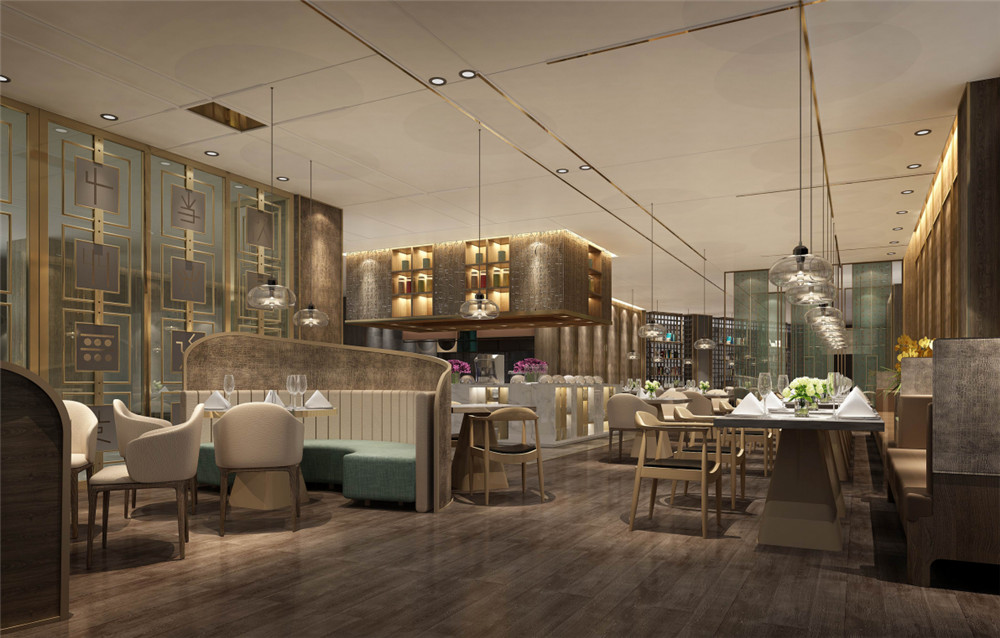 酒店宴会餐饮翻新设计公司-华阳国际饭店餐饮宴会设 - 金博大建筑装饰集团公司