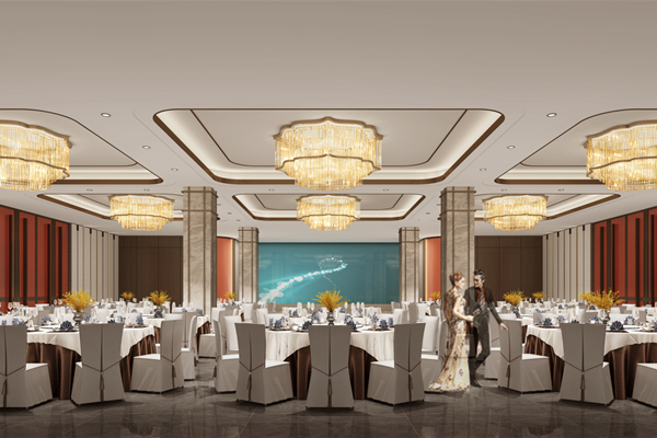 安阳裕隆酒店餐饮宴会厅设计